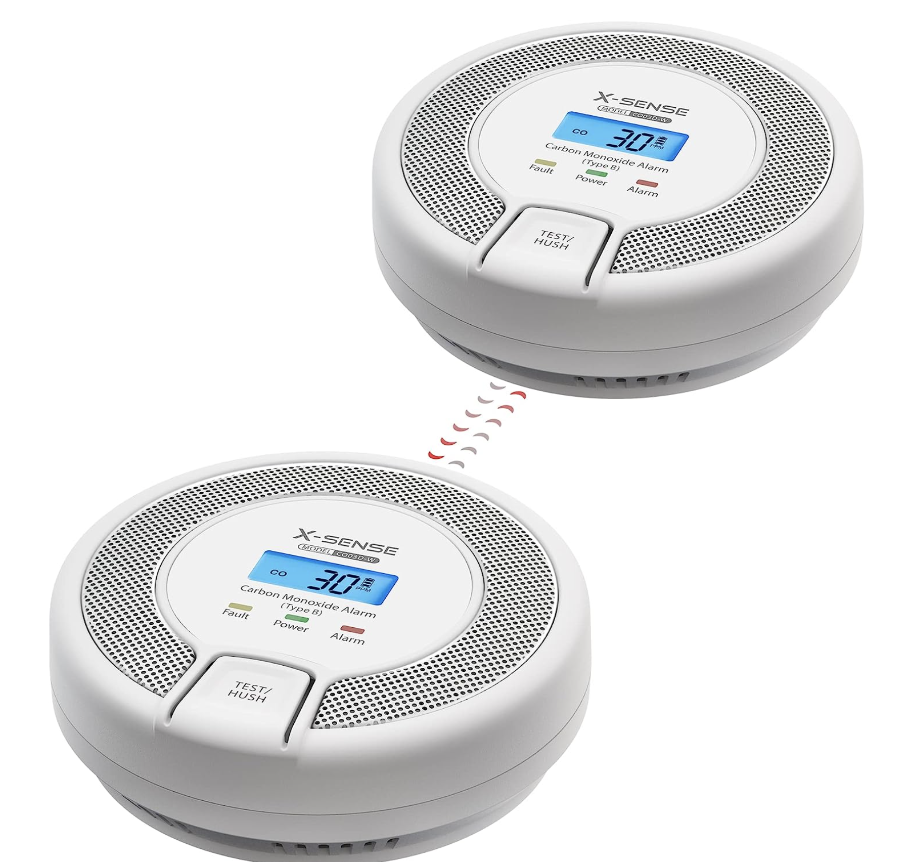 X-Sense CO03D-W Funk-Vernetzbarer Kohlenmonoxidmelder 2er Set - Maximale Sicherheit und Vernetzung für Ihr Zuhause Mesch Shop X-Sense CO03D-W Funk-Vernetzbarer Kohlenmonoxidmelder 2er Set - Maximale Sicherheit und Vernetzung für Ihr Zuhause Mesch Shop